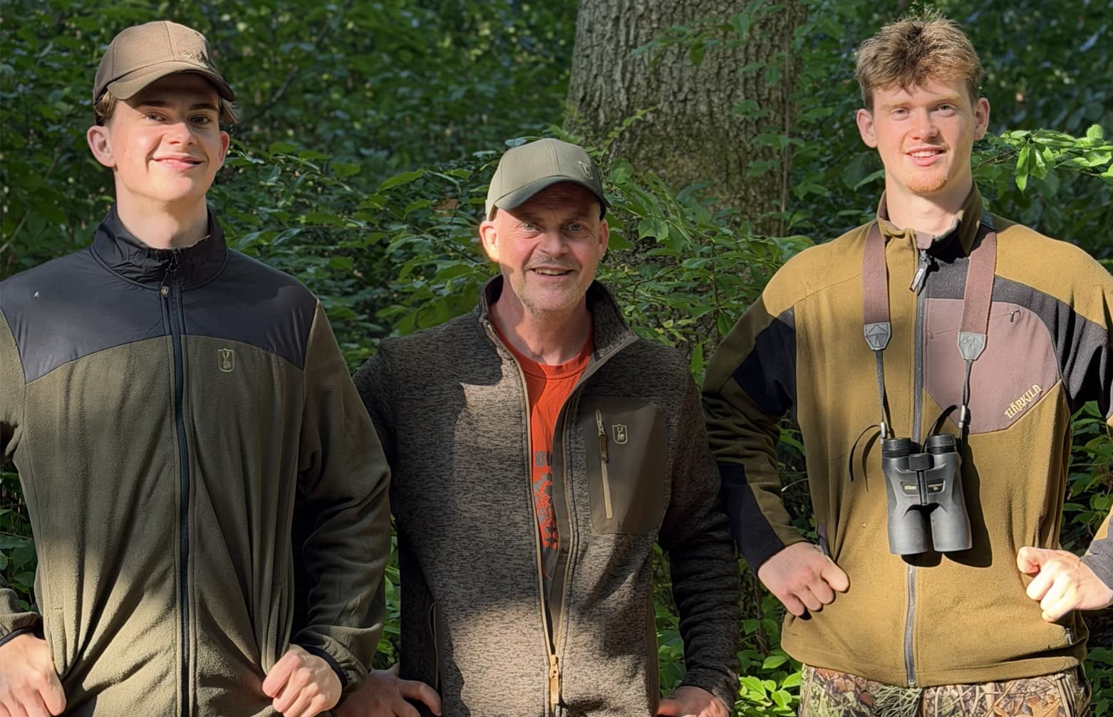 The family behind HuntBooker, a father and his two sons